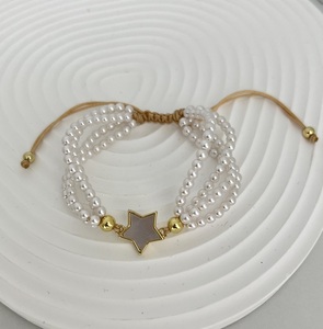 Pulseras Unisex <span class=keywords><strong>con</strong></span> Dije de San Benito, Jesús, Estrella y Corazón 2024, Nueva Tendencia <span class=keywords><strong>con</strong></span> Cuentas de Perlas, Joyería de Moda para Bodas, Niñas y <span class=keywords><strong>Amistad</strong></span> - Product Image 6
