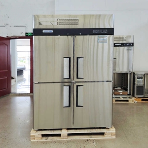 Réfrigérateur de congélateur de cuisine d'hôtel de la double zone 1000L 4 portes d'acier inoxydable profond industriel commercial - Product Image 3