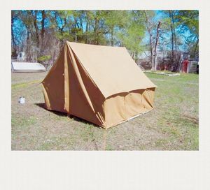 Tente <span class=keywords><strong>de</strong></span> scout pour 1 à 2 personnes pour le camping en plein air, tissu en toile <span class=keywords><strong>de</strong></span> coton, durable et portable - Product Image 5