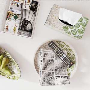 Bandeja de servicio de madera redonda con incrustaciones de nácar para Decoración de mesa y hogar - Product Image 6