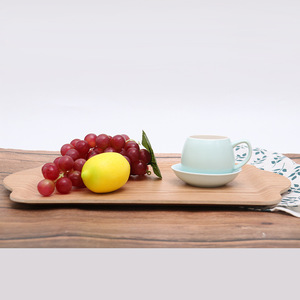 Ash Wood Japanese Style Rectangular <b>Tray</b> For <b>Tea</b> Coffee Serving Home Hotel Use - Product Image 4