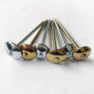 Clavos galvanizados para techos con tapa de paraguas grande de muestra de suministro, clavos de cabeza corrugada especiales, Varillas roscadas para techos de <span class=keywords><strong>acero</strong></span> de color - Product Image 2