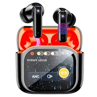 Auriculares Inalámbricos TWS JM19 con Pantalla LCD Inteligente, Cancelación Activa de Ruido (ANC), Auriculares Intrauditivos, Venta al Por Mayor, Personalización OEM