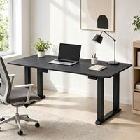 Bureau motorisé stable à double moteur, programmable, en acier SPCC, à quatre pieds, avec contrôle de mémoire, pour position assise ou debout