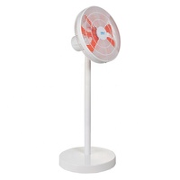 Ventilateur électrique intelligent DC pour appareil ménager, 15 pouces, 7 lames, télécommande, oscillant automatique, pour le camping en plein air