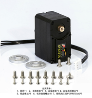 Servomoteur robotique à double axe STS3215 à encodage magnétique 360 degrés