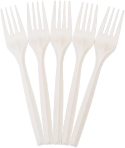 Tenedores Desechables Ecológicos para Pastel y Postre GUSONG - 80-100 Piezas para Fiestas y Bodas - Product Image 1