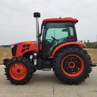 Traktor Diesel Mini/Besar Pertanian 4WD Harga Terbaik 4x4 Mesin YTO Merah Traktor Berjalan 4WD
