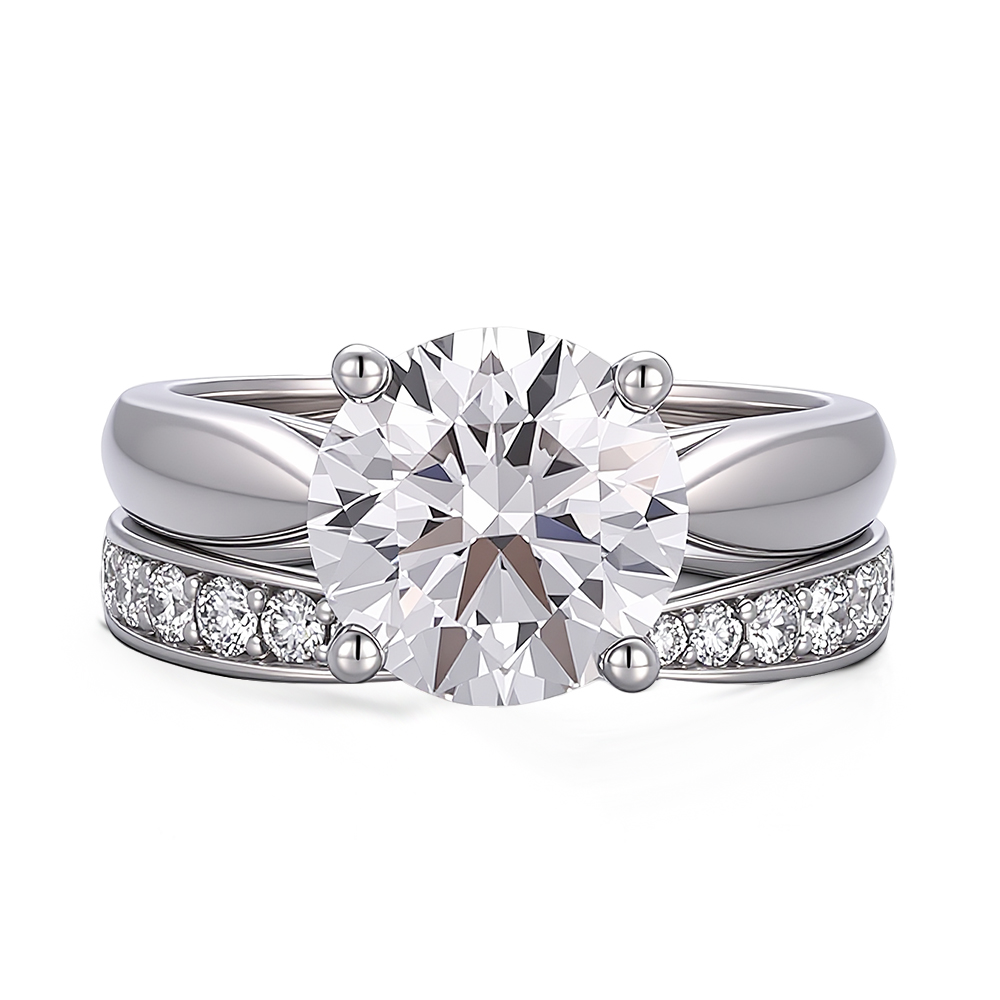 แหวนเพชรแล็บโกลด์ 10K ทองคำแท้