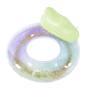 Anneau de natation gonflable en PVC le plus populaire pour enfant-Conception étincelante Utilisation de sports nautiques de grande taille - Product Image 1