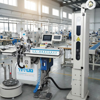 La machine entièrement automatique de pose de bandes élastiques avec fonction de motif est utilisée pour la fabrication de ceintures de sous-vêtements.