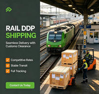 China Railway Express Versandagentur FBA Frankreich Lyon Schienenfracht-Service Zollabfertigung Tür-zu-Tür Logistiktransport