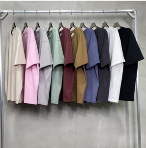 Camiseta Extra Grande para Hombre, 100% Algodón, Transpirable, Manga Corta, Cuello Redondo, Color Sólido, Estampado Personalizado, Estilo Casual Urbano - Product Image 1