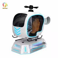 Simulador de Vuelo de Realidad Virtual 9D Baby Bear, Equipo de Arcade con Movimiento para Hogar, Aeropuertos, Centros Comerciales y Parques de Aventuras