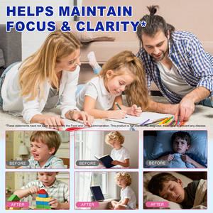 SOLOTREE özel etiket 25 Packs çocuk safran Pixie Sticks doğal lezzet çocuklar odak destek ruh dengesi içecek takviyeleri - Product Image 4