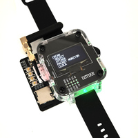 DSTIKE Deauther Watch Z ESP8266+ATmega32u4 WiFi+BadUSB Development Board dengan Baterai 1000mAh Terpasang untuk Pengujian WiFi