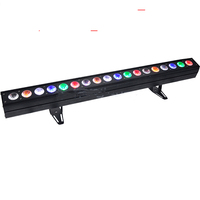 Barre de lumière murale de lavage DMX LED, 4 en 1, 18x12w, lumière de scène, fête, Pixels emballées individuellement pour Dj
