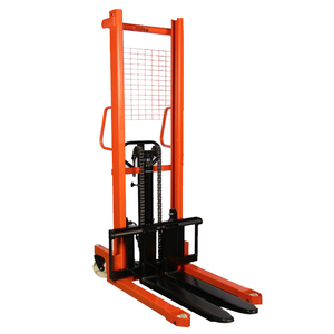 Industrial Warehouse Hand Pallet Lifts Forklift <strong>Manual</strong> Hydraulic <strong>Stacker</strong> With Adjustable Forks - Product Image 2