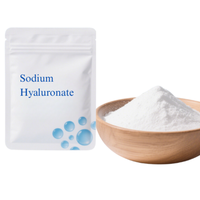Hyaluronate de sodium en poudre de qualité cosmétique, pureté >95%, produits chimiques haut de gamme pour les soins capillaires