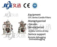 Nouveau filtre à bougie de précision JCI pour la filtration des jus et des boissons, filtre liquide sanitaire de qualité alimentaire SS316L, décharge de boue CFC