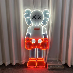 Новый дизайн неоновой вывески, бесплатный дизайн, RGB-неоновые светильники, вывеска с эффектом тысячи слоев зеркала, настенная реклама, волшебный декор для комнаты и дома - Product Image 1