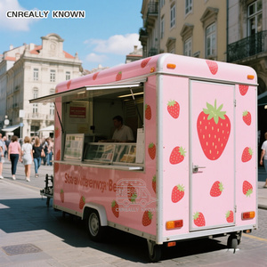 OEM Restaurant Cart <b>Crepe</b> Mobile Kiosk Design For Sale Food Truck Trailer - Product Image 3
