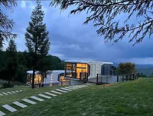 บ้านแคปซูลพื้นที่ว่างแบบพกพาสำหรับวันหยุดพักผ่อน40ft 20FT แคปซูลโมดูลาร์บ้านขนาดเล็ก - Product Image 5