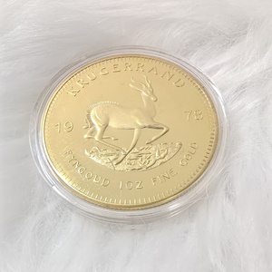 Hoge Kwaliteit Zuid-Afrikaanse President Ronde Munt Gouden Herten Gegraveerde Metalen Vergulde Techniek Collectie Geschenk Of Memorabilia - Product Image 4