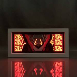 Anime LED Night Light Box Dandadan pour enfants Chambre à coucher Décoration Nightlight Lightbox <span class=keywords><strong>Manga</strong></span> <span class=keywords><strong>3d</strong></span> Paper Cut Desk Lamp Dandadan - Product Image 3