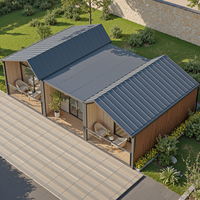 Usine d'origine Maisons préfabriquées en kit de 20 à 40 pieds Villas mobiles de luxe Maison modulaire préfabriquée en conteneur sur mesure pour hôtels