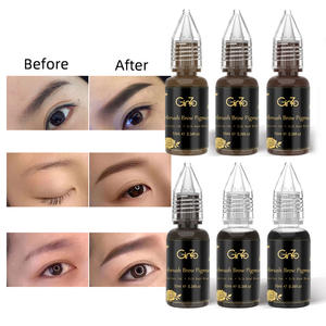 Sopracciglio tinta Airbrush Tint Tint capelli liquido sopracciglia tinta e Kit macchia per il trucco permanente strumento di formazione - Product Image 2