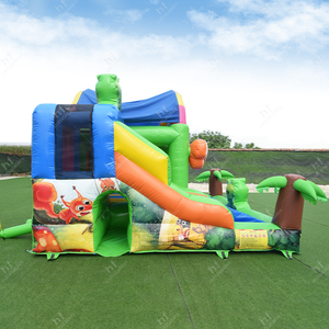 Château gonflable grenouille <span class=keywords><strong>avec</strong></span> <span class=keywords><strong>piscine</strong></span> intégrée et toboggan aquatique – Idéal pour les fêtes estivales en extérieur et la <span class=keywords><strong>location</strong></span> - Product Image 2