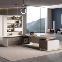 Muebles de Oficina Modernos, Diseño de Escritorio de Oficina de Madera, Escritorio de Oficina Ejecutivo, Escritorio de Oficina de Gerente de Lujo