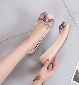 <span class=keywords><strong>Zapatos</strong></span> de <span class=keywords><strong>Mujer</strong></span> Elegantes con Lazo, de <span class=keywords><strong>Charol</strong></span>, Tacón Bajo, para Fiesta, Tallas 35-44 - Product Image 4