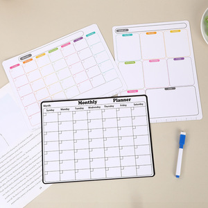 Xuyên biên giới bảng trắng có thể xóa được <span class=keywords><strong>d</strong></span>án tủ lạnh lịch trình từ tính bảng tin ghi nhớ với lịch để viết ghi chú - Product Image 4