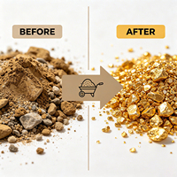 Drague à godets personnalisée pour l'extraction de sable de rivière, machine d'extraction d'or alluvial, certifiée CCS, assemblage en 2 jours
