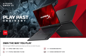Livraison rapide, ordinateur portable de jeu H P HyperX <span class=keywords><strong>OMEN</strong></span> <span class=keywords><strong>15</strong></span>, <span class=keywords><strong>15</strong></span>,3 pouces, 2,5K, 180 Hz, Ultra9-290HX Plus/RTX5070, ordinateur portable de jeu haute performance - Product Image 5