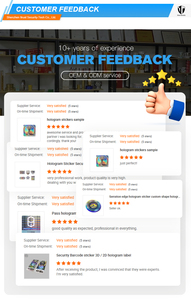 Overlay Olografico Trasparente per Stampa Serigrafica, Adesivo Olografico per Carte PVC, Etichetta Olografica con Logo Personalizzato - Product Image 6