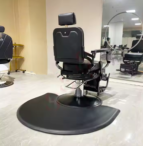 Tapis de sol de salon personnalisés avec logo, anti-fatigue, en PVC/PU, pour postes de barbier, lavables, modernes, pour coiffeurs et salons de coiffure - Grande Vente - Product Image 2
