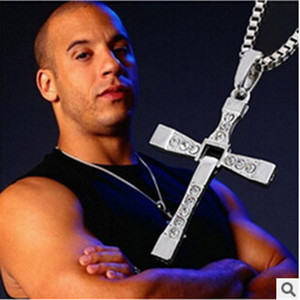 Classica Collana con Croce di <span class=keywords><strong>Fast</strong></span> <span class=keywords><strong>and</strong></span> <span class=keywords><strong>Furious</strong></span>, Regalo per Credenti Cristiani, Gioielli per Donne e Uomini - Product Image 4