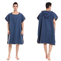 Holesale-poncho de microfibra para surf, toalla de playa de secado rápido con logotipo personalizado