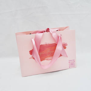 ถุงกระดาษของขวัญแบบยุโรปสุดหรู ถุงกระดาษช้อปปิ้งแบบกำหนดเอง พิมพ์ลายศิลปะ พร้อมหูหิ้วและโลโก้ - Product Image 5