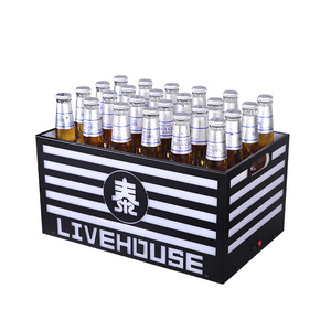 Led Ice Bucket Rectangle 12L Beer Basket With <b>Light</b> Party KTV Bar Beverage Tub - Product Image 5