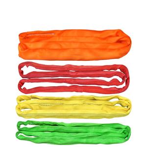 Juego de Eslingas Redondas de Poliéster de 2t/4t/8t/10t - <span class=keywords><strong>Eslinga</strong></span> Redonda <span class=keywords><strong>Sin</strong></span> <span class=keywords><strong>Fin</strong></span> de 4 mm de Grosor + Funda <span class=keywords><strong>Tubular</strong></span> para Uso en Máquinas Elevadoras - Product Image 2