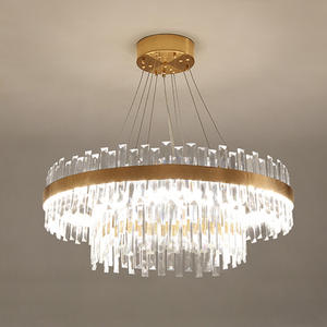 Classic Rings <b>Chandelier</b> Restaurant Modern Gold Luxury Led Ring Pendant Lamp for Dinning Room - Product Image 6