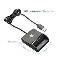 Lector de Tarjetas USB 2.0 Multifunción de Alta Calidad para Tarjetas de Memoria SD, SDHC, TF, MMC, PC y Laptop