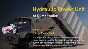 Lifthydrau สถานีปั๊มไฮดรอลิก12V 24V หน่วยพลังงานแพ็คหน่วยพลังงานไฮดรอลิก - Product Image 4