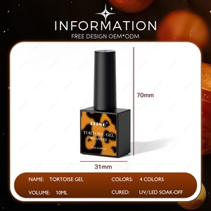 ชุดเจลทาเล็บสีออโรร่าอำพัน 4 สี คุณภาพสูงจาก JTING ให้เอฟเฟกต์โปร่งแสง รับผลิตแบบ OEM/ODM พร้อมบริการติดฉลากส่วนตัวและตัวอย่างฟรี - Product Image 5