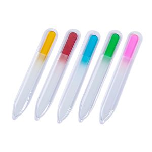 Lime à ongles jetable double face en verre cristal avec logo personnalisé pour manucure - Product Image 1
