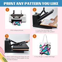 Lot de 12 sacs de rangement en toile personnalisables par sublimation 31*37CM, sacs de courses vierges pour sublimation
